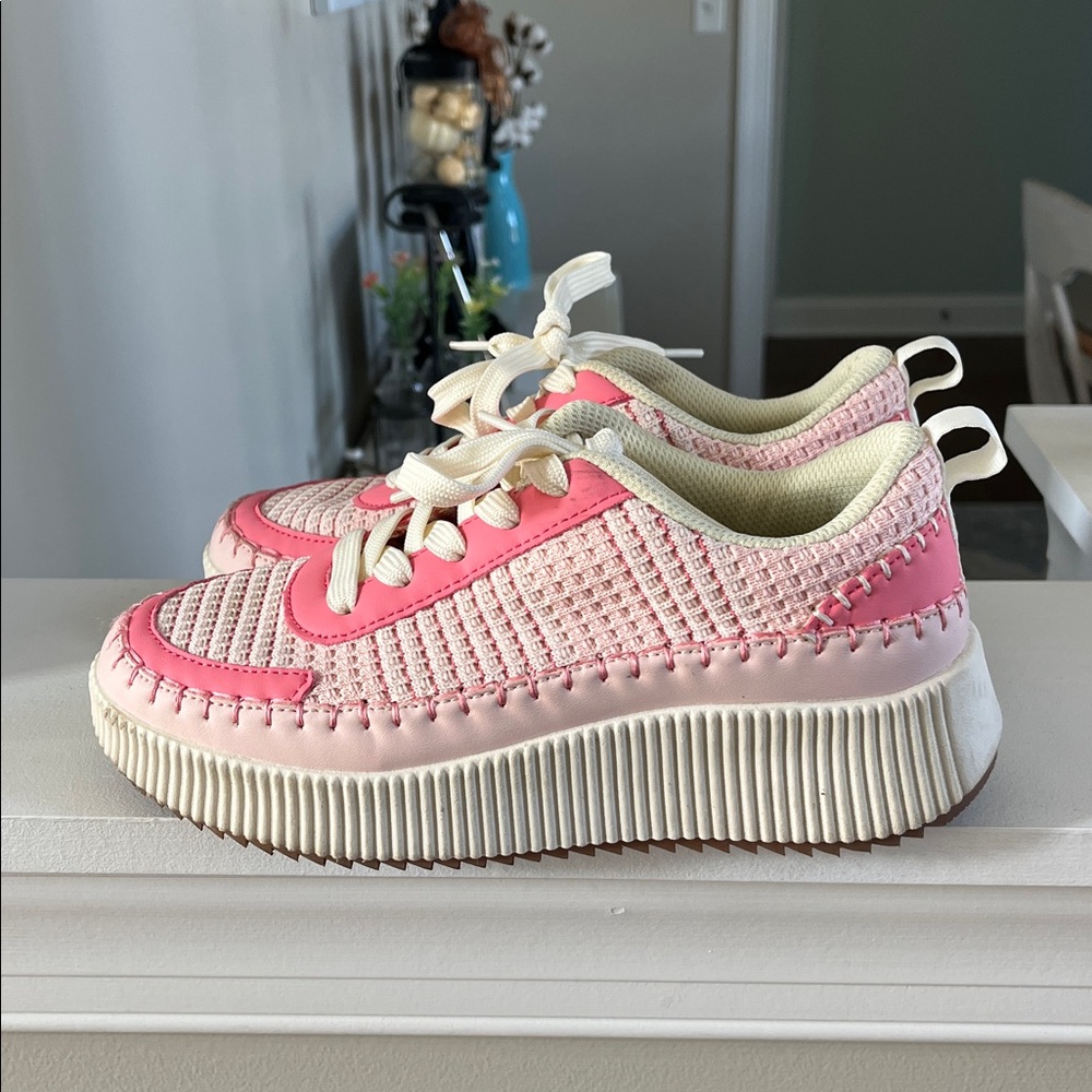 LUCKY STEP Air Cooled Pink Sneakers size 7 - Picture 9 of 13
